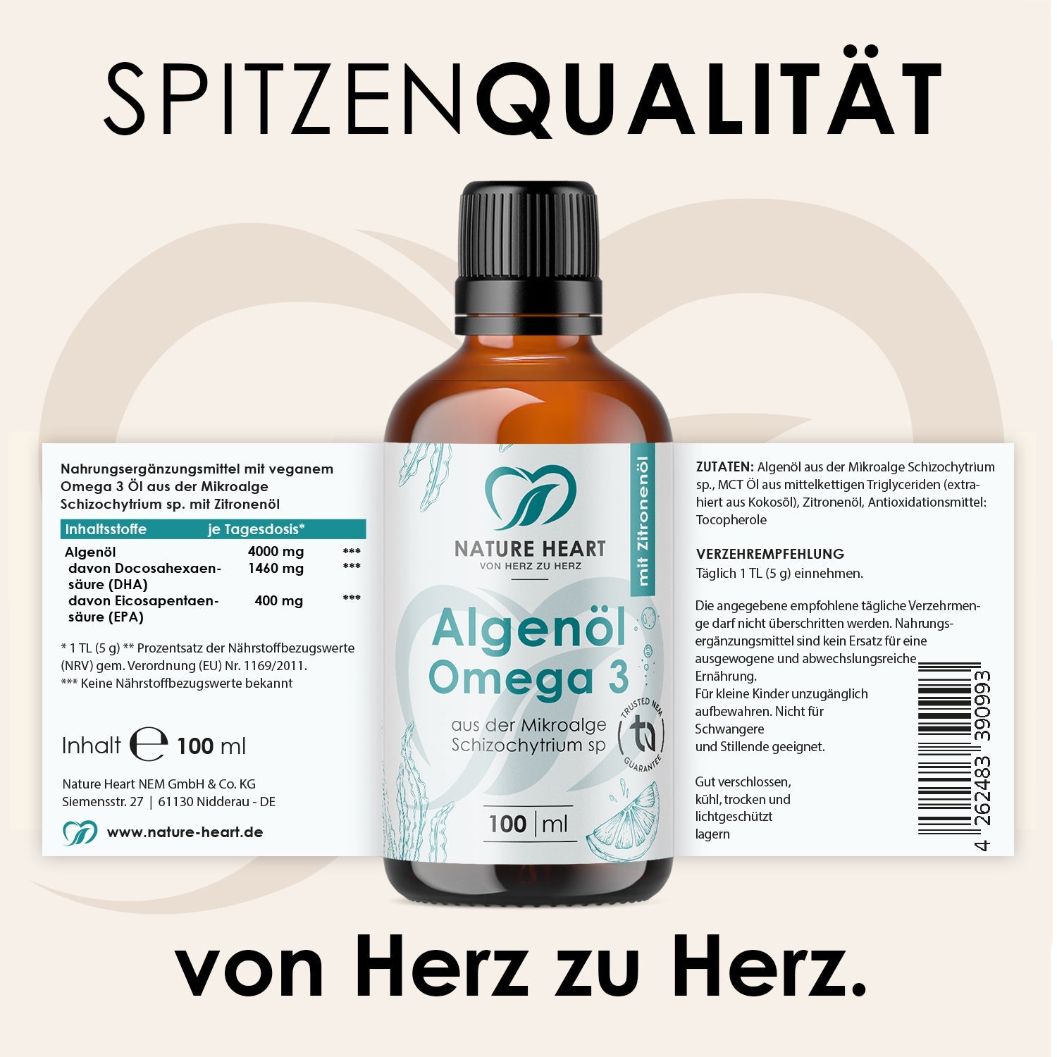 Algenöl Omega 3