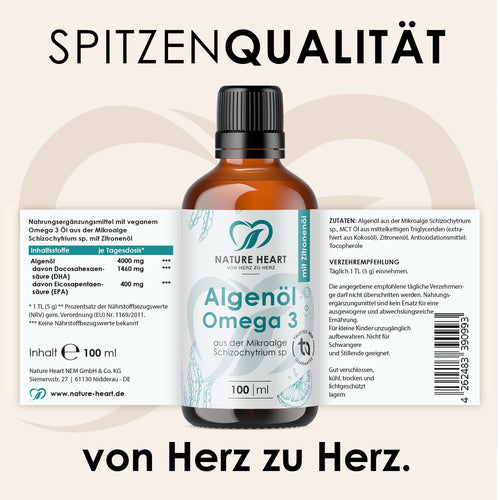 Algenöl Omega 3