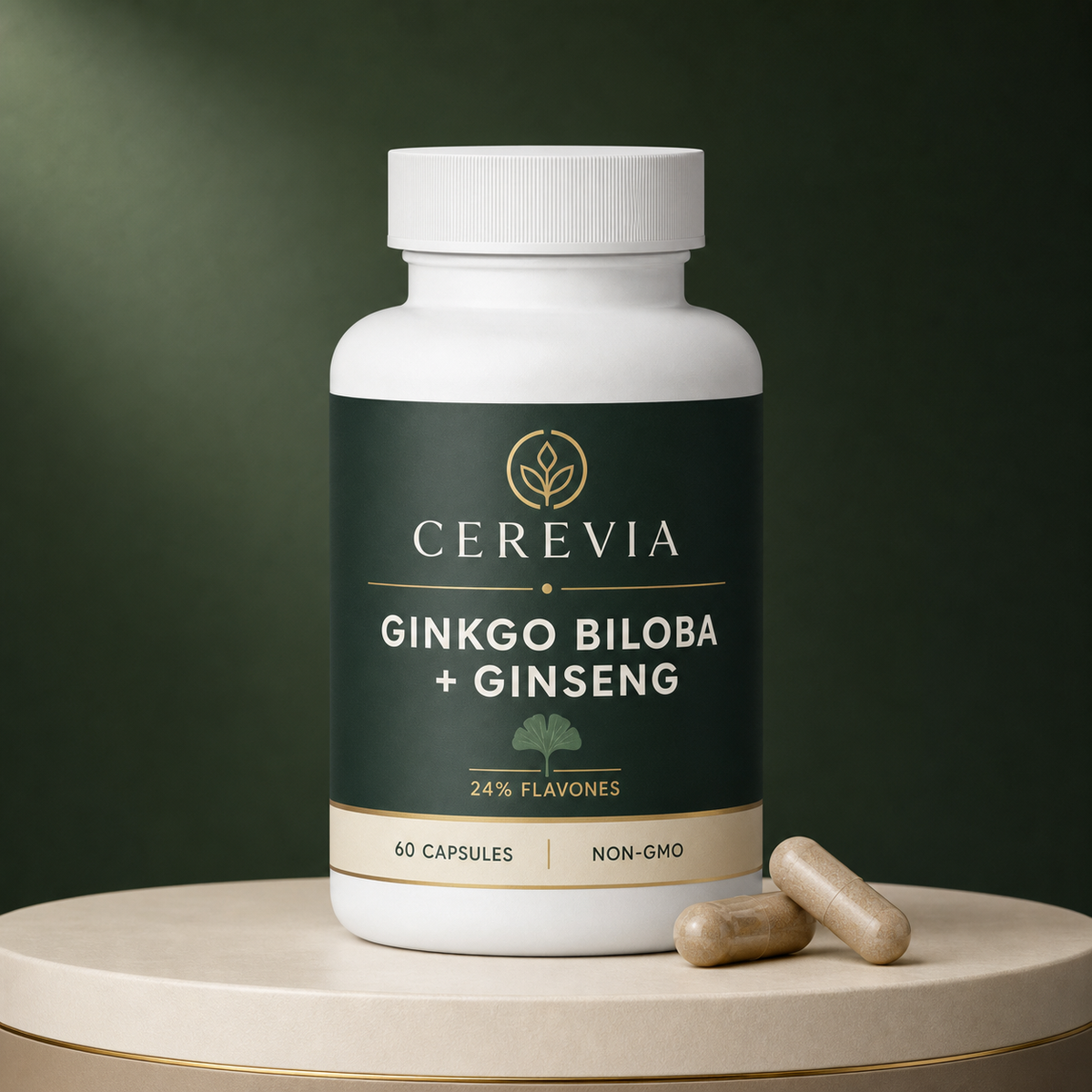 CEREVIA Ginkgo Biloba + Ginseng — product image