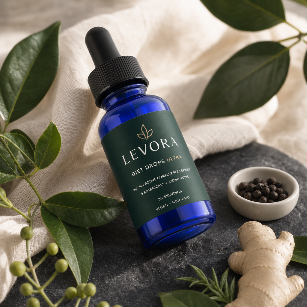 LEVORA Diet Drops Ultra — lifestyle image