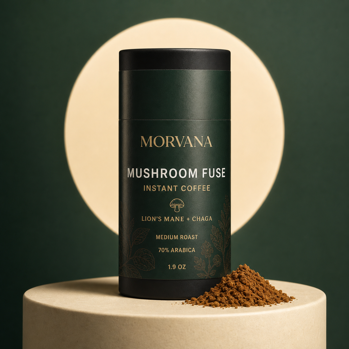 MORVANA Mushroom Fuse Instant Coffee — product image