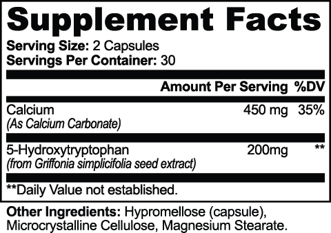 5-HTP — Supplement Facts