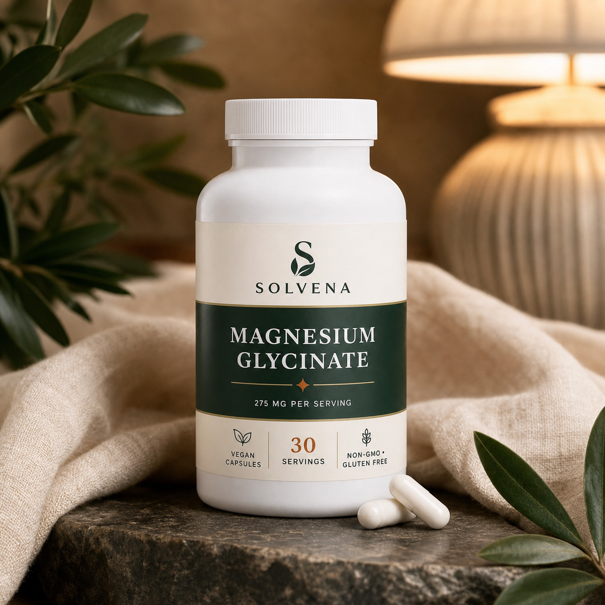 SOLVENA Magnesium Glycinate — lifestyle image